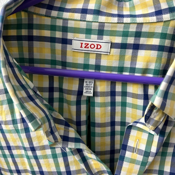 (3) Izod Easy Care Dress Shirts 18 1/2 36/37 XXL Shirts - Picture 6 of 8